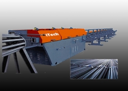 straighteing and cutting machine straightener