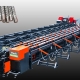 rebar sawing and threading line
